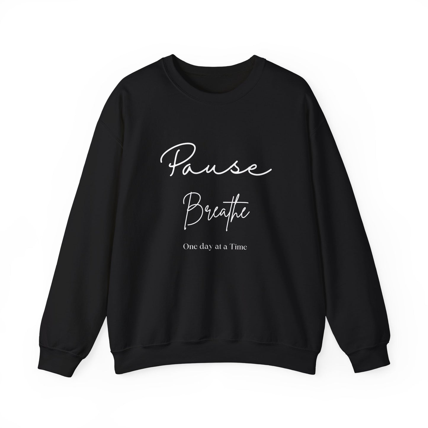 Pause Crewneck Sweatshirt (Write Writing)