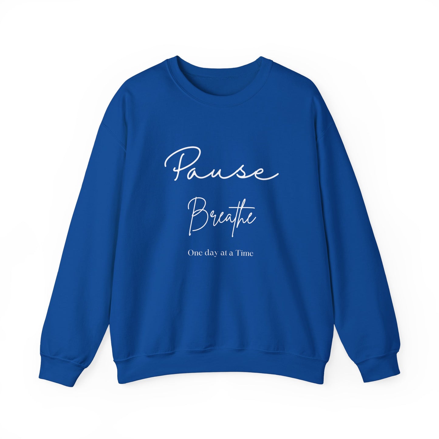 Pause Crewneck Sweatshirt (Write Writing)